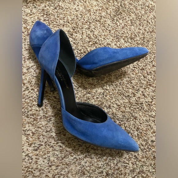 YSL  beautiful royal blue pump size 6.5 - Picture 4 of 5